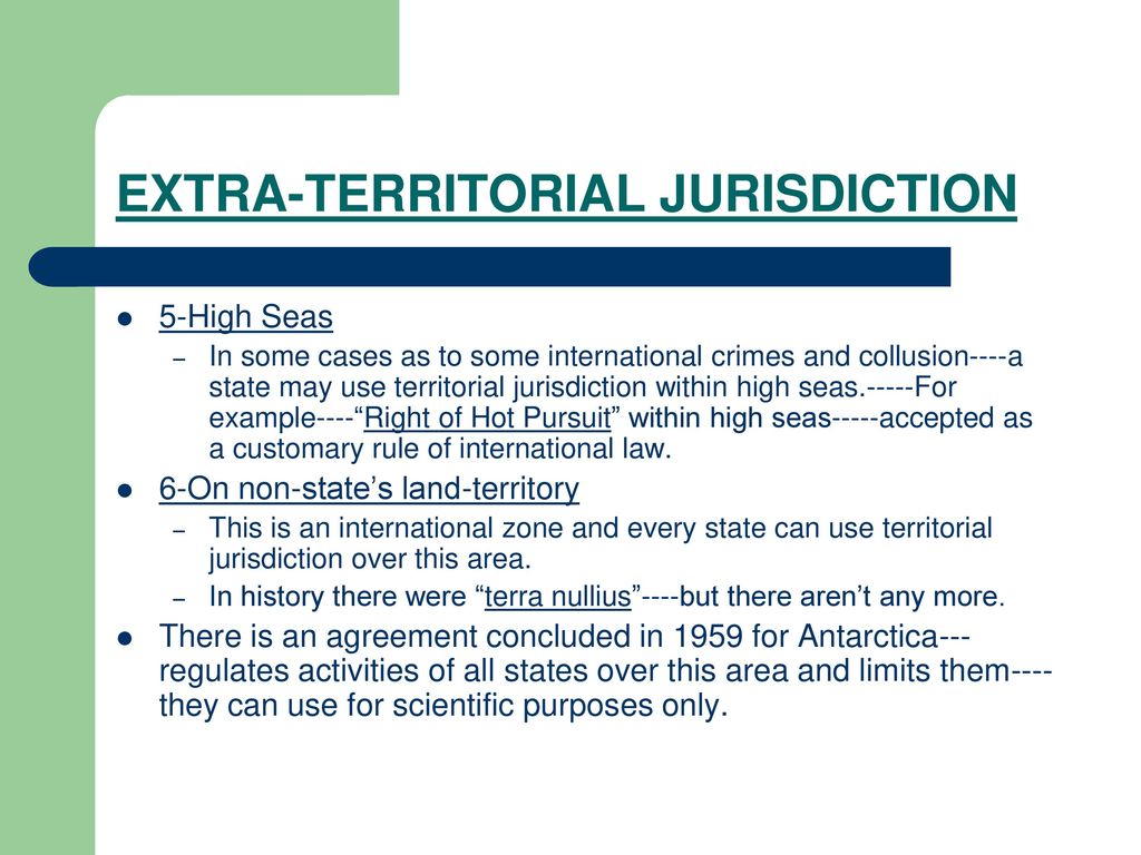 extra territorial jurisdiction in india